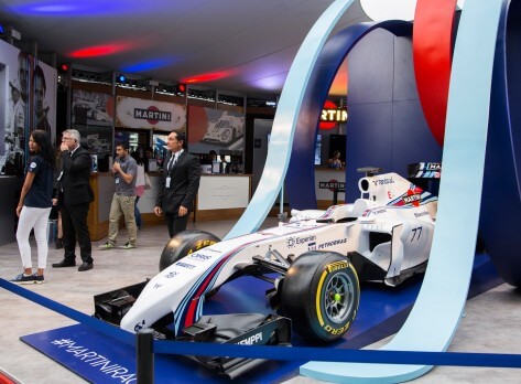 Experiential Activation Martini Williams F1