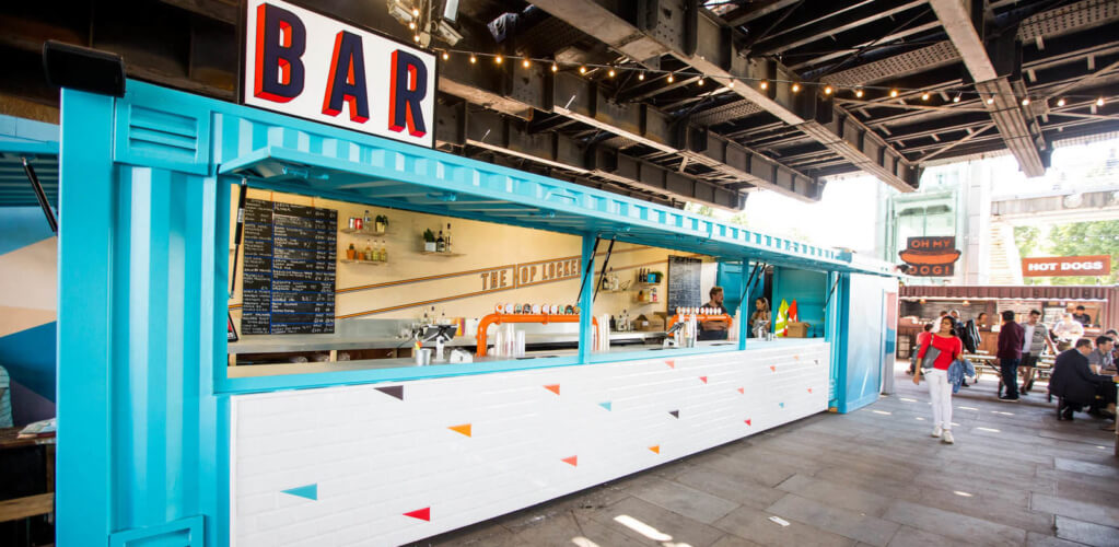 Shipping Container Bar
