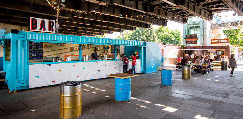Shipping Container Bar