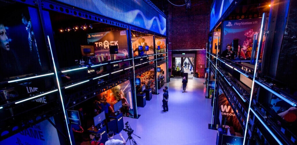 Sony Playstation Exhibition structure