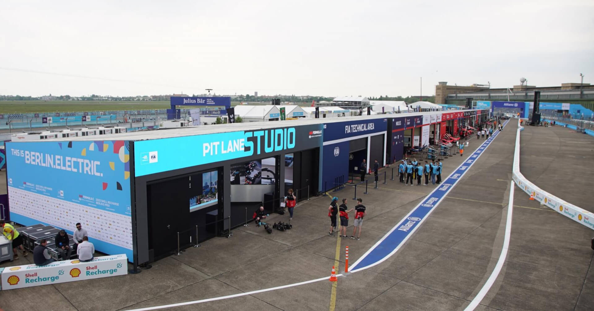 Formula E Pitlane Garages Berlin Season 8